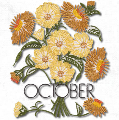 Vintage Flowers For Each Month