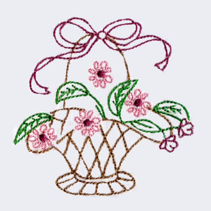 Vintage Flower Baskets - Click Image to Close