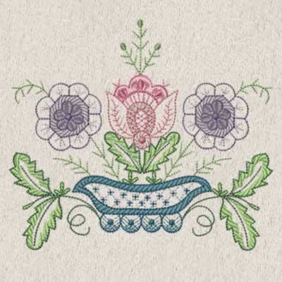 Vintage Jacobean Floral