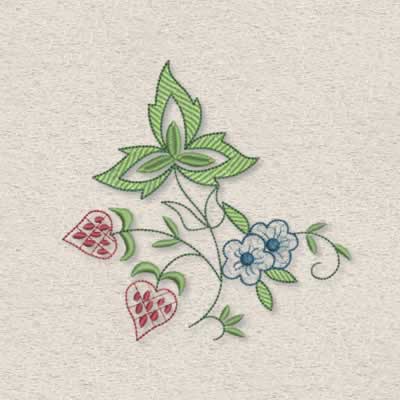 Vintage Jacobean Floral