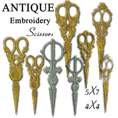 Antique Embroidery Scissors