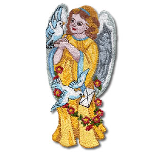 Victorian Frame Angel Greetings P2 - Click Image to Close